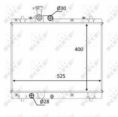 Radiators, Motora dzesēšanas sistēma NRF 58397