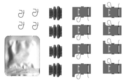 Piederumu komplekts, Disku bremžu uzlikas TEXTAR 82555200