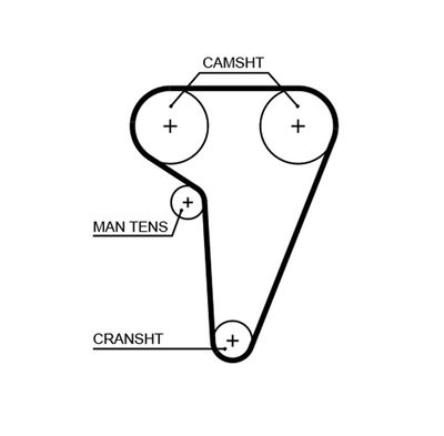 Zobsiksna GATES 5549XS