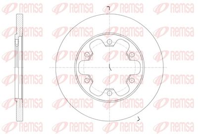 Тормозной диск REMSA 61569.00