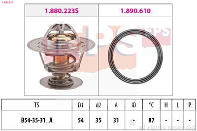 Термостат, охлаждающая жидкость EPS 1.880.435