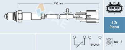 Лямбда-зонд FAE 77662
