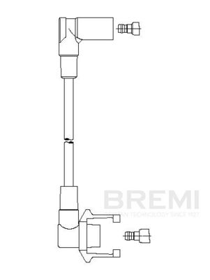 Augstsprieguma vads BREMI 638/38