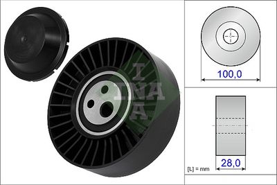 Spriegotājrullītis, Ķīļrievu siksna Schaeffler INA 531 0635 20