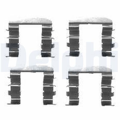 Комплектующие, колодки дискового тормоза DELPHI LX0461