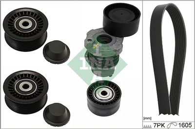 Поликлиновой ременный комплект Schaeffler INA 529 0316 10