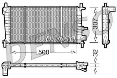 Radiators, Motora dzesēšanas sistēma DENSO DRM10041