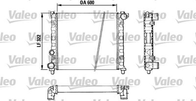 Radiators, Motora dzesēšanas sistēma VALEO 883958