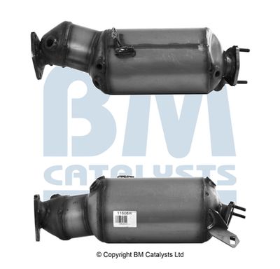 Nosēdumu-/Daļiņu filtrs, Izplūdes gāzu sistēma BM CATALYSTS BM11608H