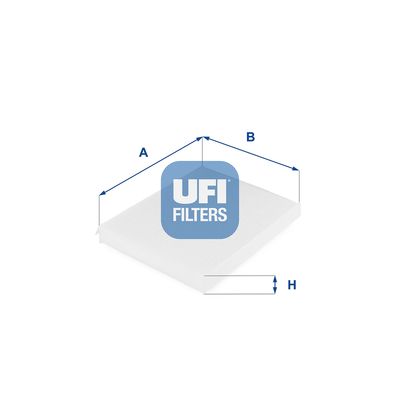 Фильтр, воздух во внутренном пространстве UFI 53.043.00
