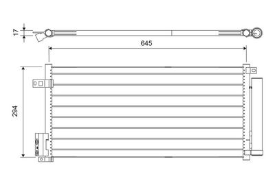 Конденсатор, кондиционер VALEO 818192
