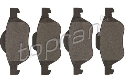 Комплект тормозных колодок, дисковый тормоз TOPRAN 700 800