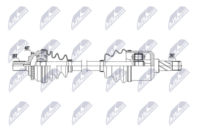 Приводной вал NTY NPW-VV-153