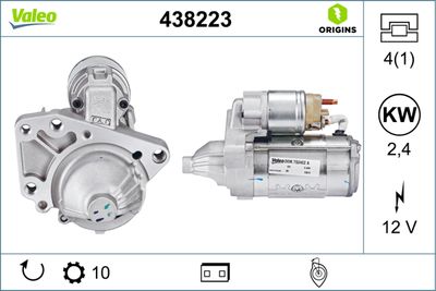 Starteris VALEO 438223