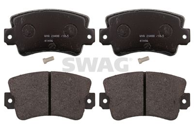 Bremžu uzliku kompl., Disku bremzes SWAG 60 11 6183