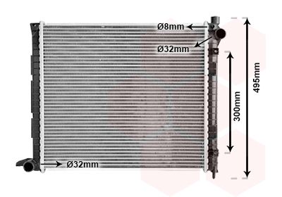 Radiators, Motora dzesēšanas sistēma VAN WEZEL 02002164