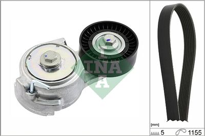 Ķīļrievu siksnu komplekts Schaeffler INA 529 0011 10