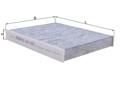 Фильтр, воздух во внутренном пространстве KNECHT LAK 1506