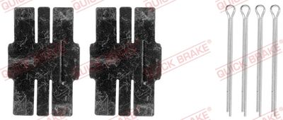 Комплектующие, колодки дискового тормоза QUICK BRAKE 109-1036