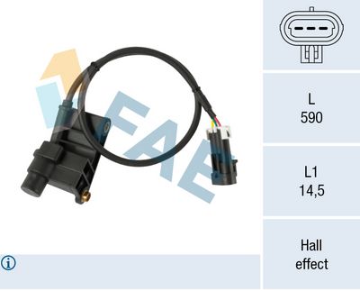 Датчик, положение распределительного вала FAE 79137