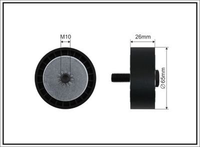 Parazīt-/Vadrullītis, Ķīļrievu siksna CAFFARO 500657