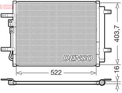 Kondensators, Gaisa kond. sistēma DENSO DCN43018
