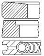 Комплект поршневых колец FAI AutoParts PR75-000