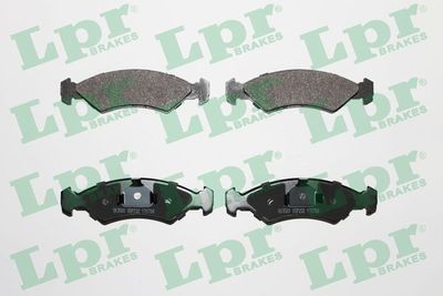 Комплект тормозных колодок, дисковый тормоз LPR 05P232