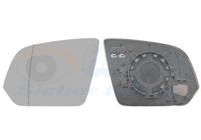Spoguļstikls, Ārējais atpakaļskata spogulis VAN WEZEL 3082837