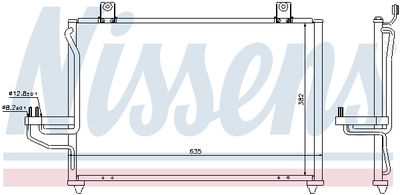 Конденсатор, кондиционер NISSENS 94422