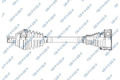 Piedziņas vārpsta GSP 261282OL