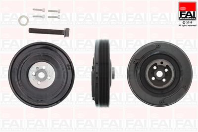 Комплект ременных шкивов, коленчатый вал FAI AutoParts FVD1000K