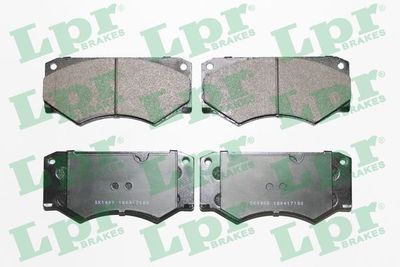 Комплект тормозных колодок, дисковый тормоз LPR 05P180