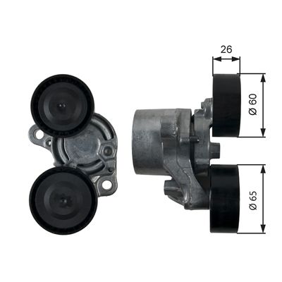 Siksnas spriegotājs, Ķīļsiksna GATES T39199