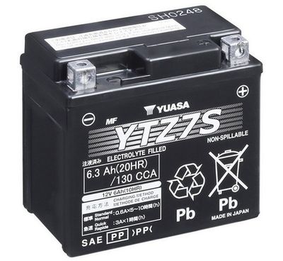 YUASA YTZ7S Startera akumulatoru baterija