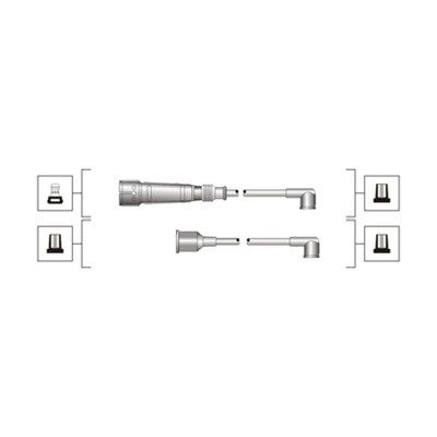 Augstsprieguma vadu komplekts MAGNETI MARELLI 941319170114