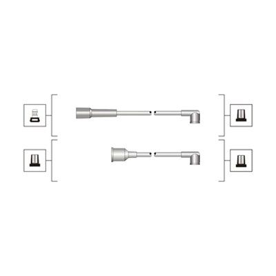 MAGNETI MARELLI 941319170077 Augstsprieguma vadu komplekts