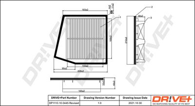 Воздушный фильтр Dr!ve+ DP1110.10.0445