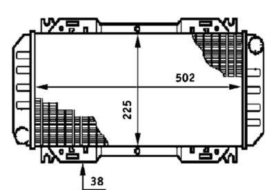 Radiators, Motora dzesēšanas sistēma MAHLE CR 619 000S