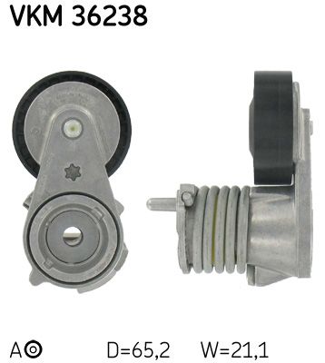 Натяжитель ремня, клиновой зубча SKF VKM 36238