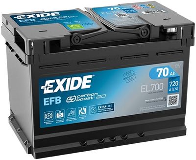 Стартерная аккумуляторная батарея EXIDE EL700