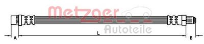 Тормозной шланг METZGER 4110458