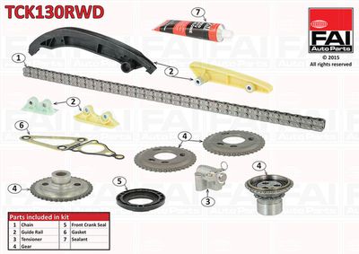 Комплект цели привода распредвала FAI AUTOPARTS TCK130RWD