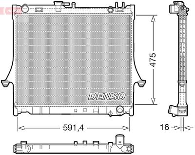 Radiators, Motora dzesēšanas sistēma DENSO DRM99016