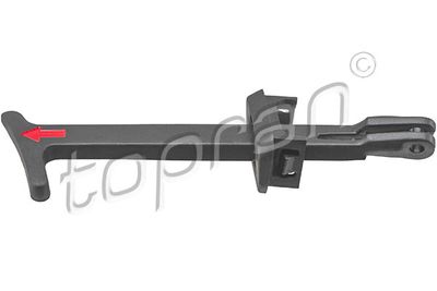 Rokturis, Motora pārsega atvēršana TOPRAN 114 058