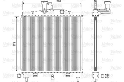 Radiators, Motora dzesēšanas sistēma VALEO 701605