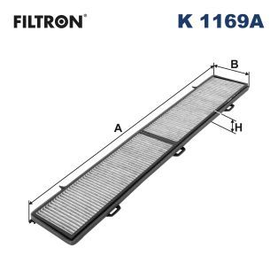 Фильтр, воздух во внутренном пространстве FILTRON K 1169A
