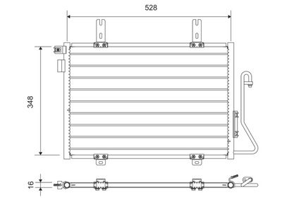 Конденсатор, кондиционер VALEO 812695