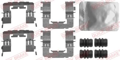 Комплектующие, колодки дискового тормоза QUICK BRAKE 109-1891
