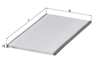 Фильтр, воздух во внутренном пространстве KNECHT LA 475